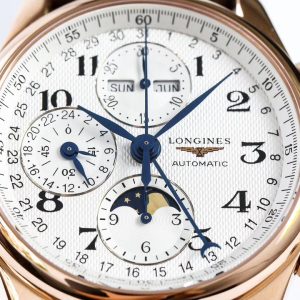 Lange Watch Upgrade: Fine Font, Gold Moon Phase, Original Case, and Butterfly Clasp Bracelet - Image 7