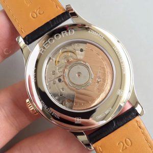 Luxury Swiss Replica Watch 40mm Sapphire Crystal Genuine Leather Strap - Image 8