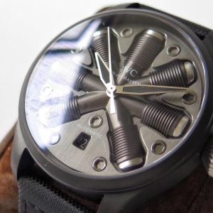 46mm Plane Engine-Shape Sapphire Crystal Watch - Image 3