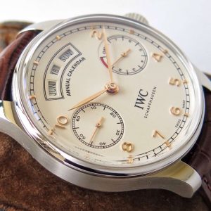 44mm Chronograph Watch with Annual Calendar, IWC 52850 Movement - Image 4