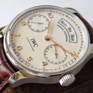 44mm Chronograph Watch with Annual Calendar, IWC 52850 Movement - Image 3