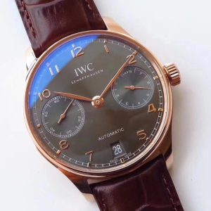 IWC Portuguese 7-Day Chain V5 Automatic Mechanical Watch - Image 3