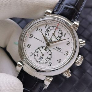 43mm IWC Automatic Tourbillon Sapphire Crystal Business Watch - Image 4