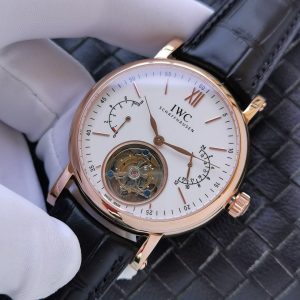 IWC Automatic Tourbillon 43mm Sapphire Crystal Business Watch - Image 4