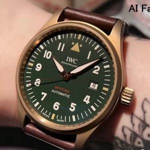 Historic Bronze Spitfire Watch with Olive Green Dial - Image 5