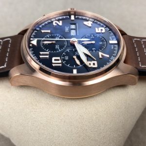 IWC Pilot Bronze Watch with Chronograph, Swiss Movement - Image 4