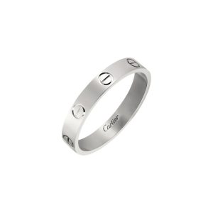 Cartier Love Couples 18K White Gold Rings - Image 4