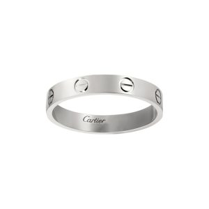 Cartier Love Couples 18K White Gold Rings - Image 1