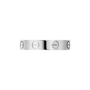 Cartier Love Couples 18K White Gold Rings - Image 3