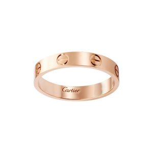 Cartier Love Solo Ring 18K Rose Gold 3.6mm Wide - Image 1