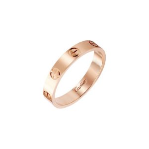 Cartier Love Solo Ring 18K Rose Gold 3.6mm Wide - Image 4