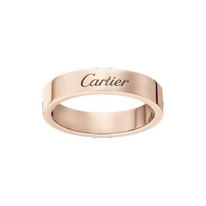 Cartier No Diamond Rose Gold 4mm Wide Wedding Band - Image 1