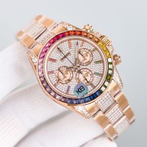 Rolex Daytona 2nd Gen Rainbow Edition w/ Diamond Bezels - Image 1