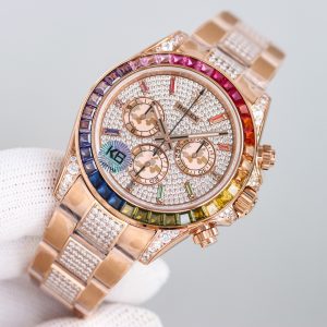 Rolex Daytona 2nd Gen Rainbow Edition w/ Diamond Bezels - Image 4