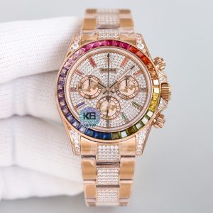 Rolex Daytona 2nd Gen Rainbow Edition w/ Diamond Bezels - Image 3