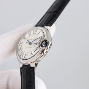 33mm Cartier Ballon Bleu Watch, NH05 Movement, Stainless Steel - Image 8