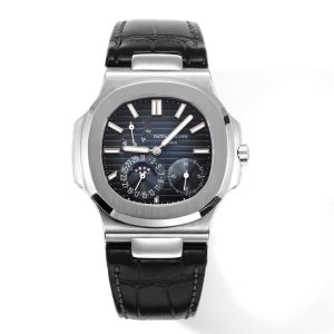 Patek Philippe 5712GR Ultra-Thin Gyromax Watch with Genuine Nautilus Bracelet - Image 1