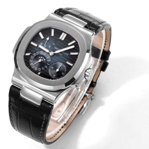 Patek Philippe 5712GR Ultra-Thin Gyromax Watch with Genuine Nautilus Bracelet - Image 5