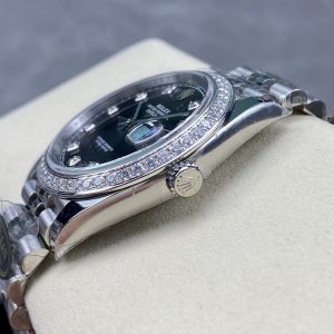 41mm Rolex Day-Date 41 Custom Mosaic Diamond Bezel with Calibre 3235 - Image 8