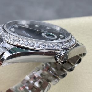 41mm Rolex Day-Date 41 Custom Mosaic Diamond Bezel with Calibre 3235 - Image 5