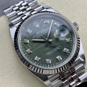 36mm Rolex 126234 Palm Leaf Green Dial Watch, Attractive and Affordable - Image 3