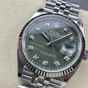 36mm Rolex 126234 Palm Leaf Green Dial Watch, Attractive and Affordable - Image 4