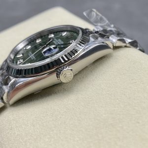 36mm Rolex 126234 Palm Leaf Green Dial Watch, Attractive and Affordable - Image 7