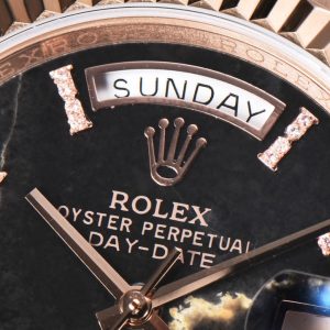 ROLEX Rolex Day-Date 128235-0041 Black Diamond Bezel - Image 5