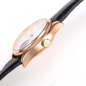 Rolex Cheliニ Moon Phase Watch Genuine Meteorite, All Rose Gold, Luxury Edition - Image 6