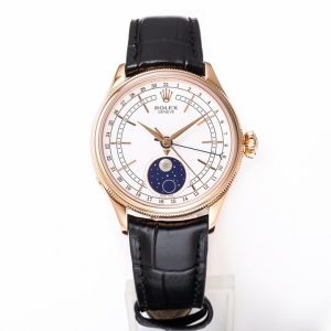 Rolex Cheliニ Moon Phase Watch Genuine Meteorite, All Rose Gold, Luxury Edition - Image 1