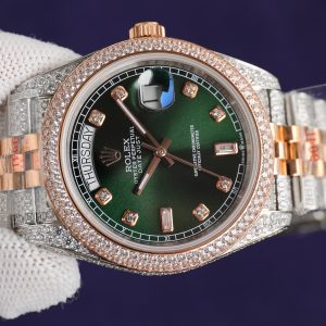 Luxurious Swarovski Diamond Rolex Daytona Clone - Image 4