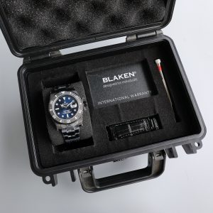 Customized ROLEX BLAKEN Sub Diver's Watch with Diamond Studded Dial - Image 7