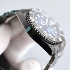 Customized ROLEX BLAKEN Sub Diver's Watch with Diamond Studded Dial - Image 9