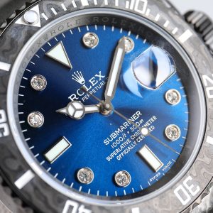 Customized ROLEX BLAKEN Sub Diver's Watch with Diamond Studded Dial - Image 5