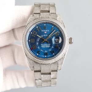 Luxury 41mm Diamond-Crusted Rolex Datejust - Image 7