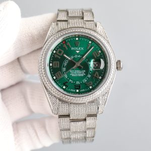 Luxury 41mm Diamond-Crusted Rolex Datejust - Image 4