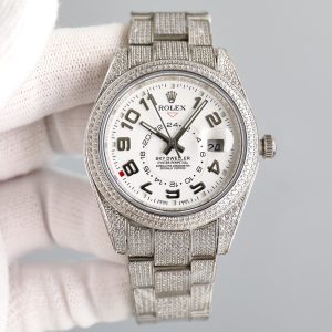 Luxury 41mm Diamond-Crusted Rolex Datejust - Image 3