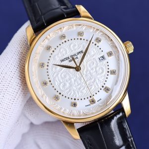 Patek Philippe Latest Advanced Automatic Watch with Exclusive Copper Cover Glass - Image 5