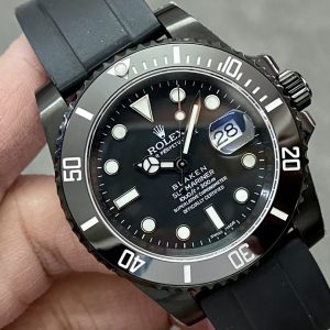 Blaken Rolex Black Submariner 3135 40mm Automatic - Image 3