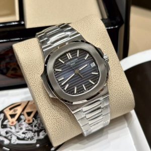 Patek Philippe Nautilus Steel King Classic Design Automatic Movement Watch - Image 5