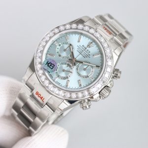 Rolex Daytona Everlasting Blue Dial with Diamond Bezel - Image 4