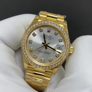 18k Gold Rolex Day-Date 31mm Auto mechanical Movement - Image 4