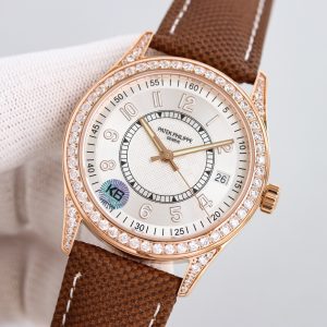 Luxury PP 6007G-011 replica with Cal.324 movement and Swarovski crystals - Image 4