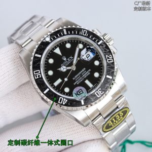 Luxury Custom Carbon Fiber Dive Watch with Automatic Movement and NFC Chip - Image 7