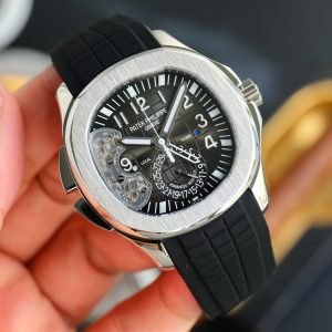 Patek Philippe Aquanaut Dual-Time 5164A-001 Watch with Stainless Steel Case - Image 4