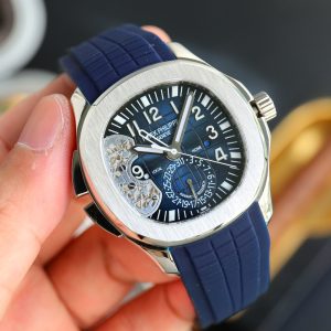 Patek Philippe Aquanaut Dual-Time 5164A-001 Watch with Stainless Steel Case - Image 1