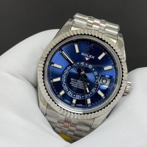 Rolex Yacht-Master White Dial Blue Face 42mm 9001 Movement - Image 4