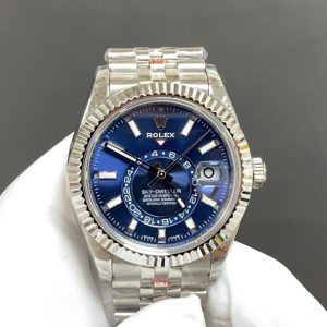 Rolex Yacht-Master White Dial Blue Face 42mm 9001 Movement - Image 1