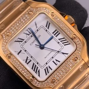 Cartier Sandsoeur Diamond Watch 35.1mm 9015 Movement Certified - Image 1