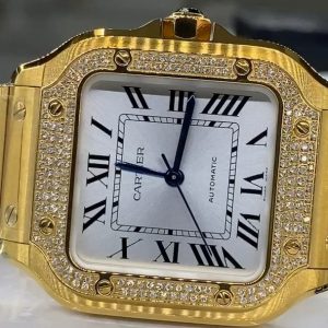 Cartier Sandroso Watch 192VS Diamonds 35.1mm 9015 Movement Cert - Image 1